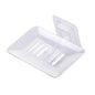 Soap Dish Shelf Transparent Drain Holder Punch-Free Paste Wall Mounted Soap Dispenser Bathroom Accessories Хранение В Ванной