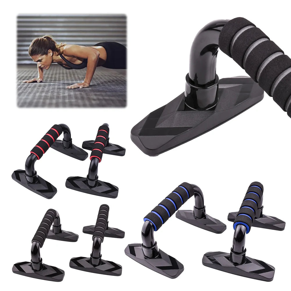 2Pcs Push up Bar Push up Stands Foam Handles Push up Grip Handle anti Slip Chest Fitness Equipment for Floor Workouts