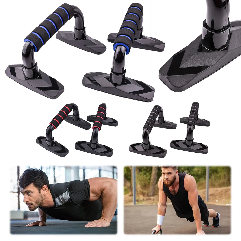 2Pcs Push up Bar Push up Stands Foam Handles Push up Grip Handle anti Slip Chest Fitness Equipment for Floor Workouts