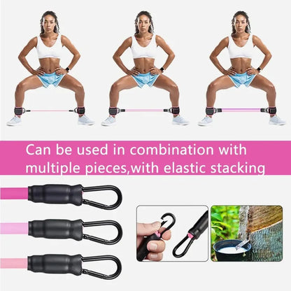 Ankle Bands Resistance Bands for Leg Butt Training Legs Resistance Bands with Ankle Strap for Women & Men Glutes Workout