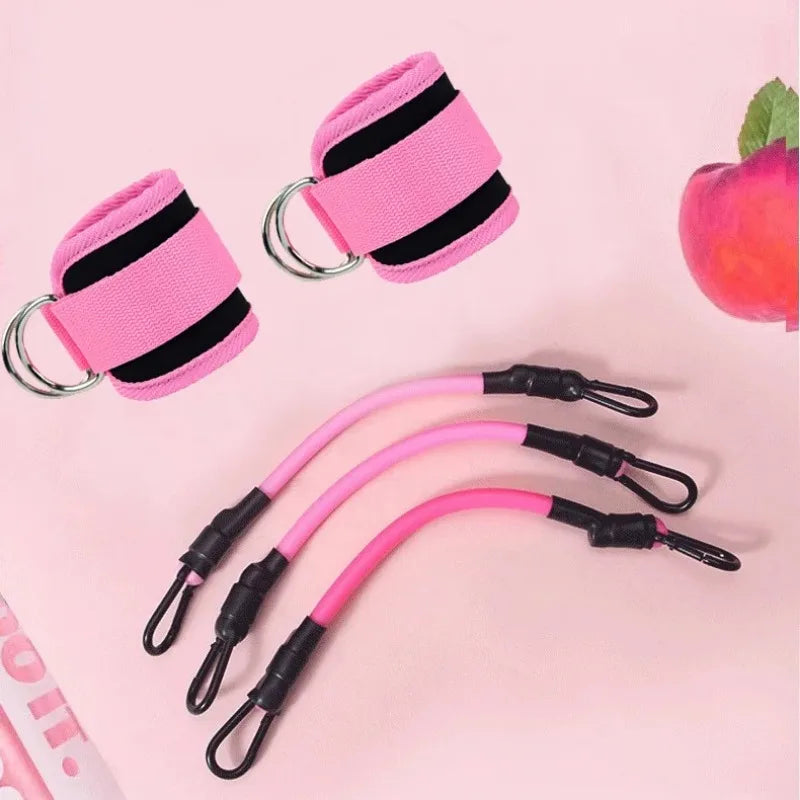 Ankle Bands Resistance Bands for Leg Butt Training Legs Resistance Bands with Ankle Strap for Women & Men Glutes Workout