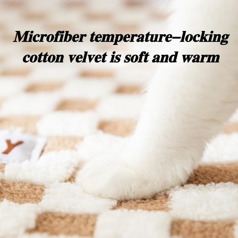Autumn Winter Cat Nest Thickened Warm Hide and Seek Cats Tunnel Interesting Design Pet Beds Moisture-Proof Cat Supplies